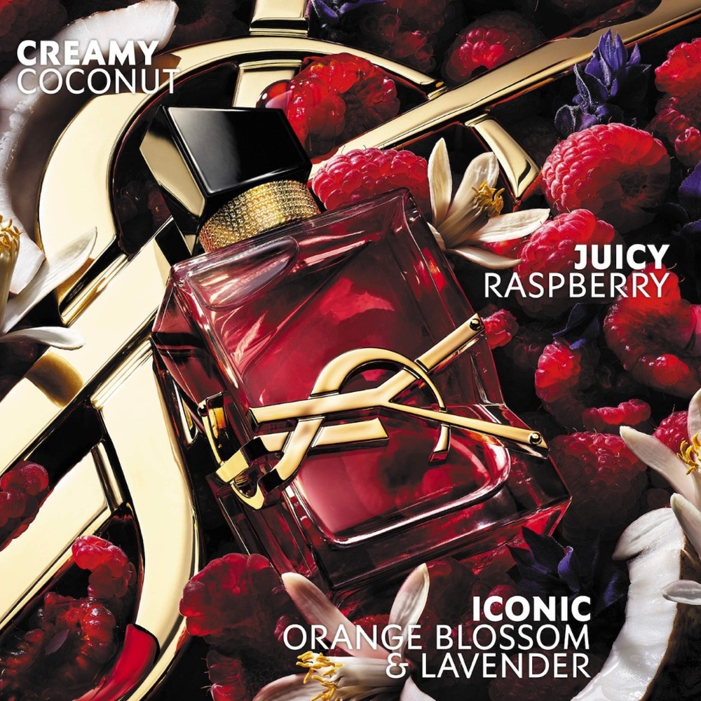 YSL Libre Berry Crush Eau De Parfum with Raspberry 2mL Decant Sample with Spray
